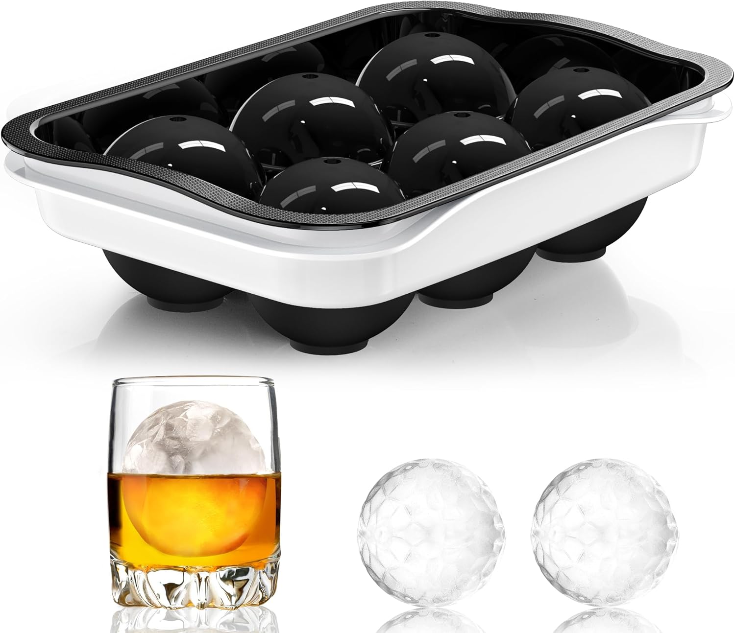 Ice Mold Sphere - 2.2 Inch Round Ice Cube Mold