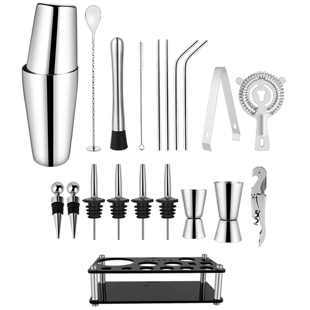 Boston Shaker Set - 550/750ML Cocktail Shaker Bar Set Mixer