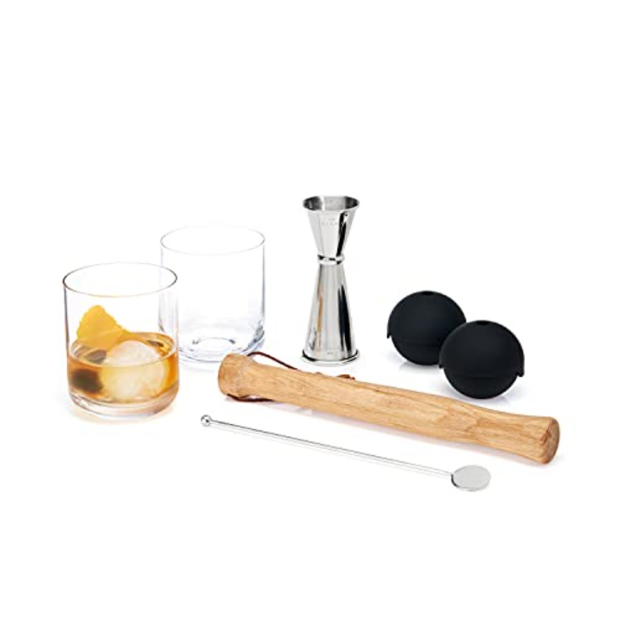 Ice Mold Sphere - 7-Piece Bartender Kit - 2 Crystal