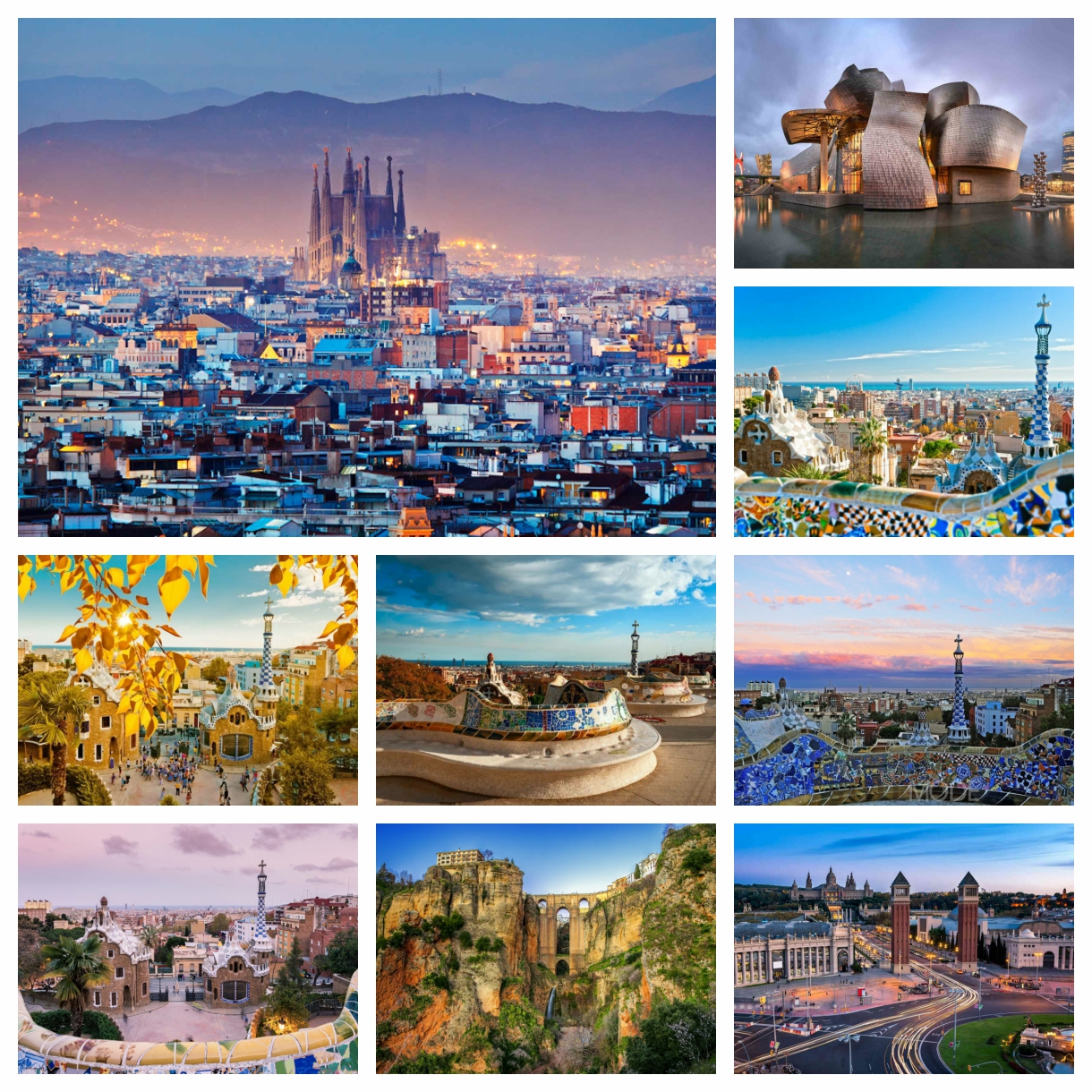 Home Barcelona - Diamond Painting Barcelona Landscape, Spain Guell