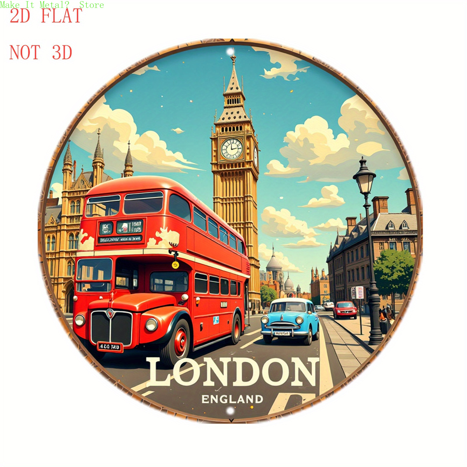 Home Bar Accessories - London England Red Double Decker Bus