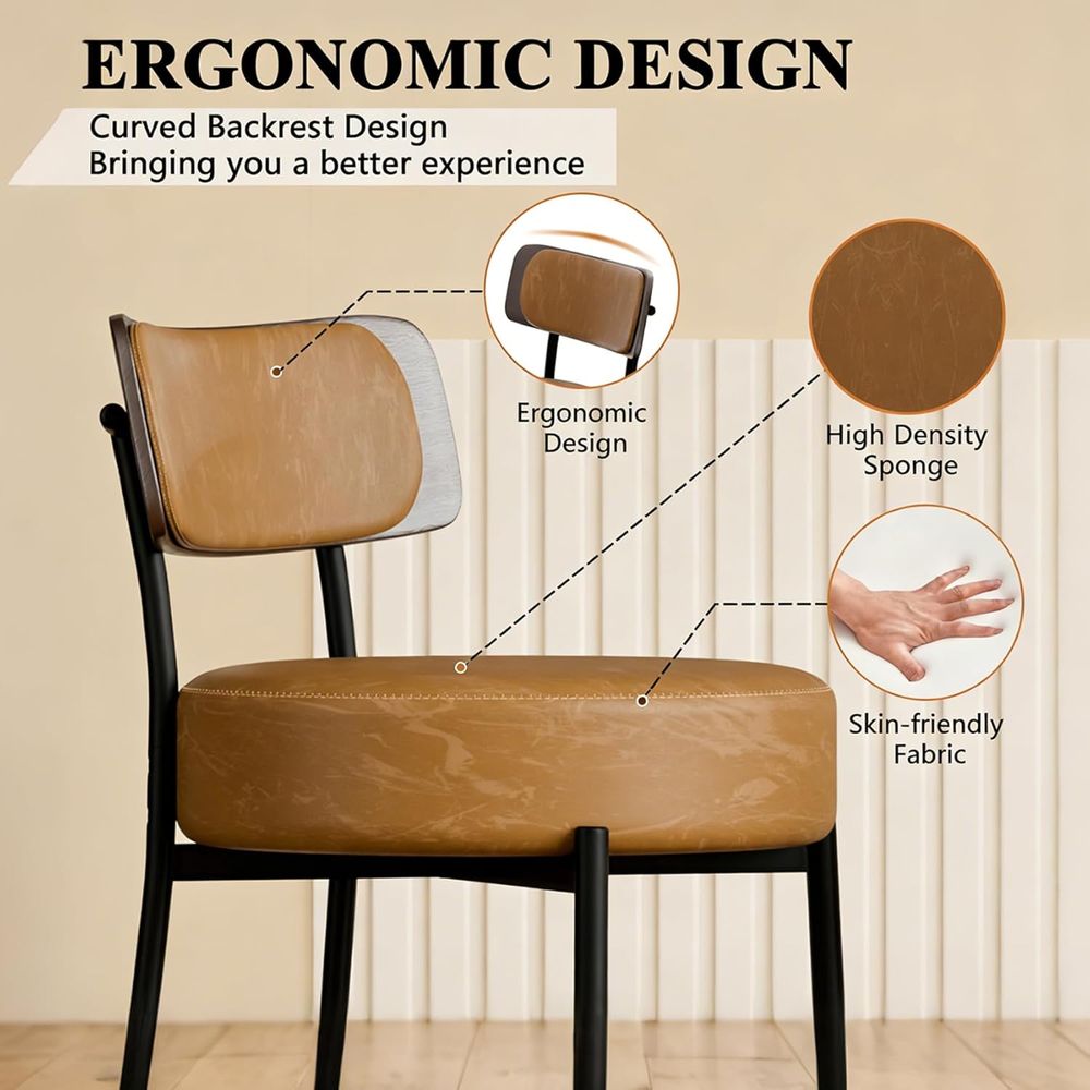 Brown Bar Stools Set o 3, Leat – обзор и цена Home Bar And Counter