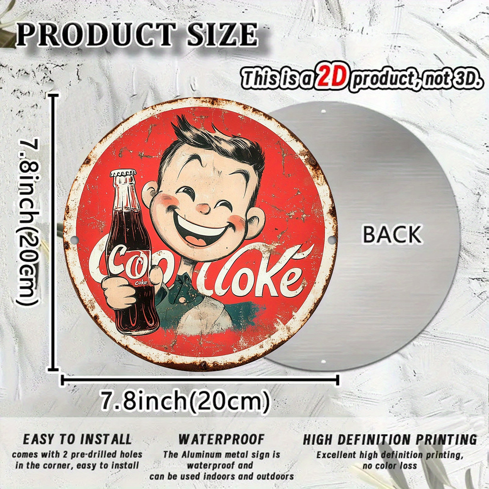 Vintage-Style Cola Advertiseme – обзор и цена Home Bar Accessories