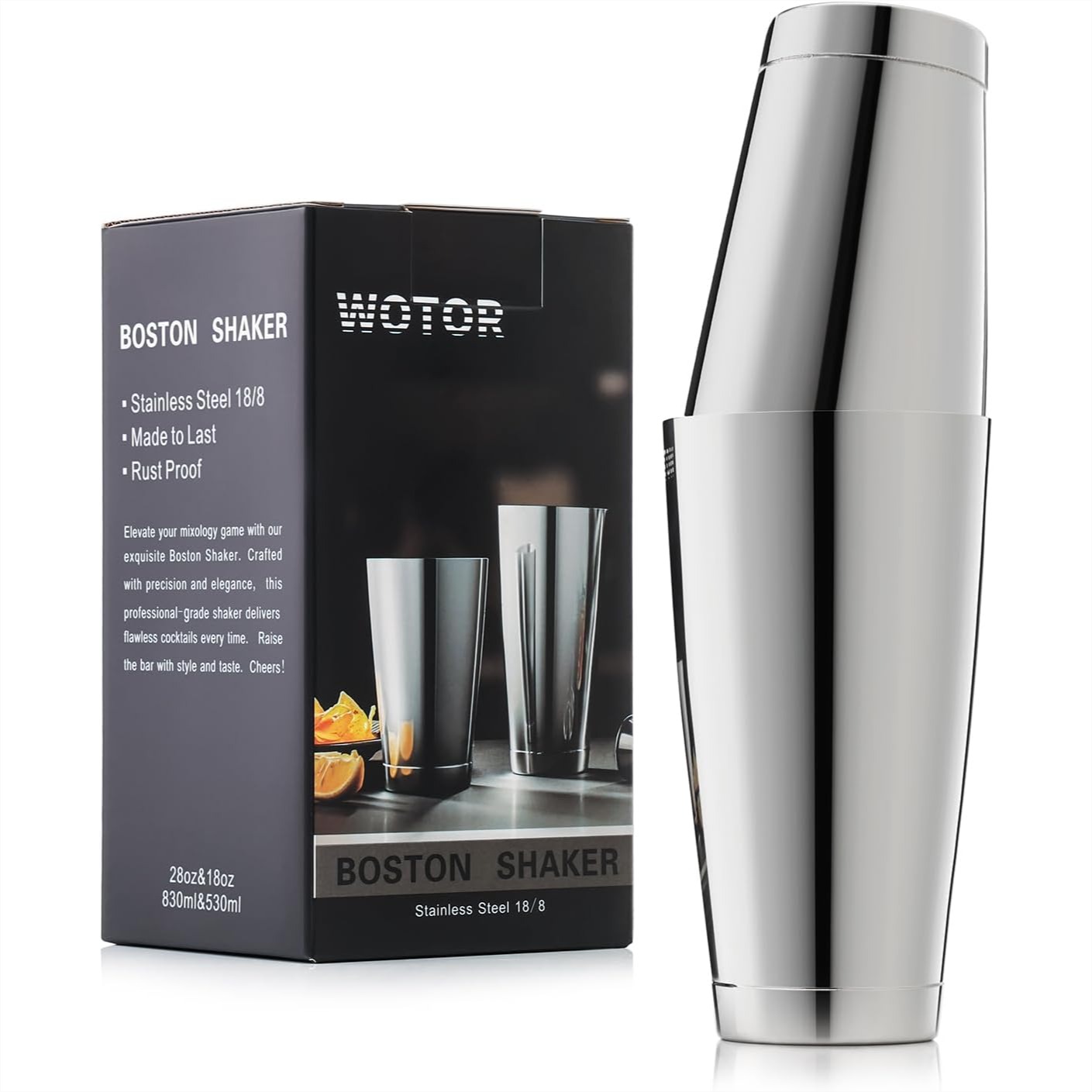 Boston Cocktail Shaker Set 18  – обзор и цена Boston Shaker Set