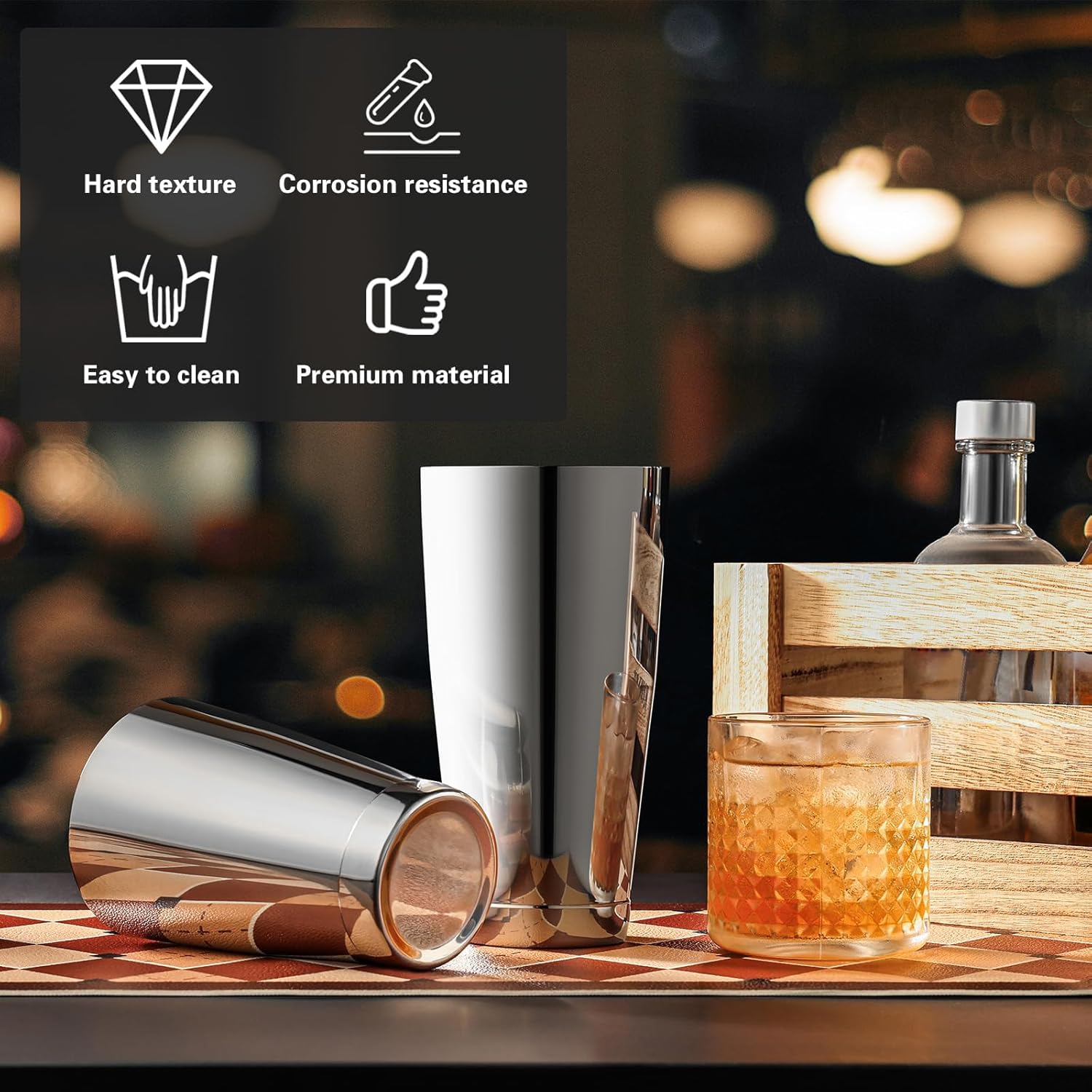 Boston Cocktail Shaker Set 18  – обзор и цена Boston Shaker Set