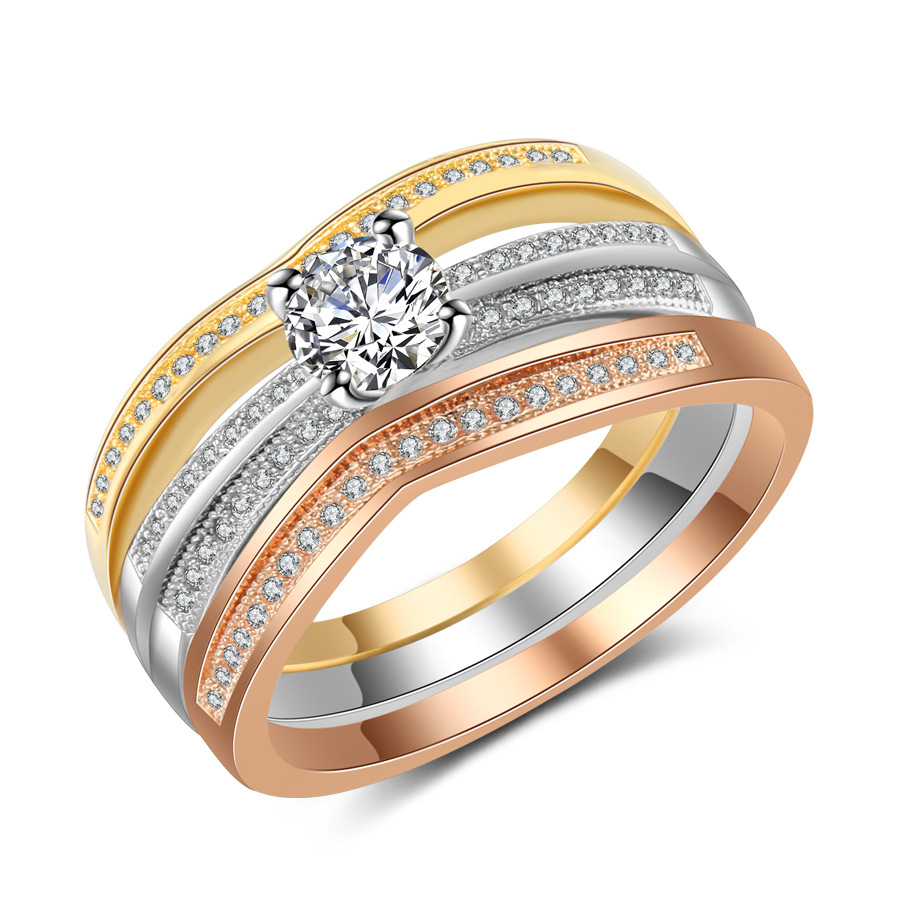 18K Multi Gold Ring 3pc Set fo – обзор и цена Bar Cart Gold