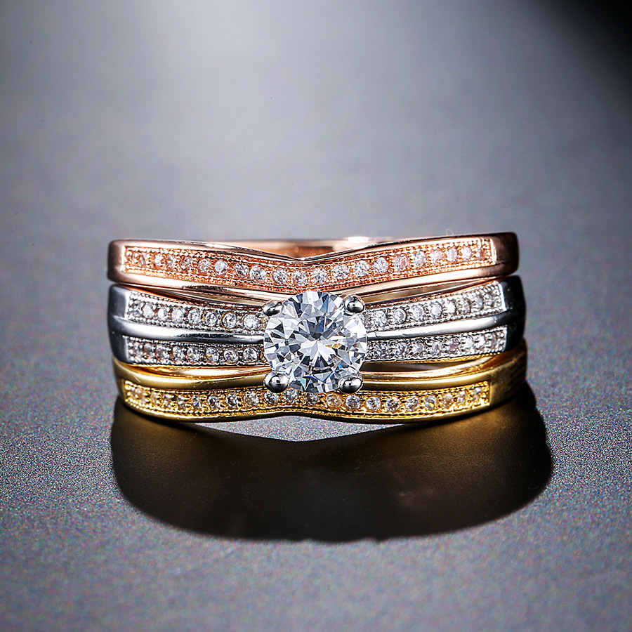 18K Multi Gold Ring 3pc Set fo – обзор и цена Bar Cart Gold