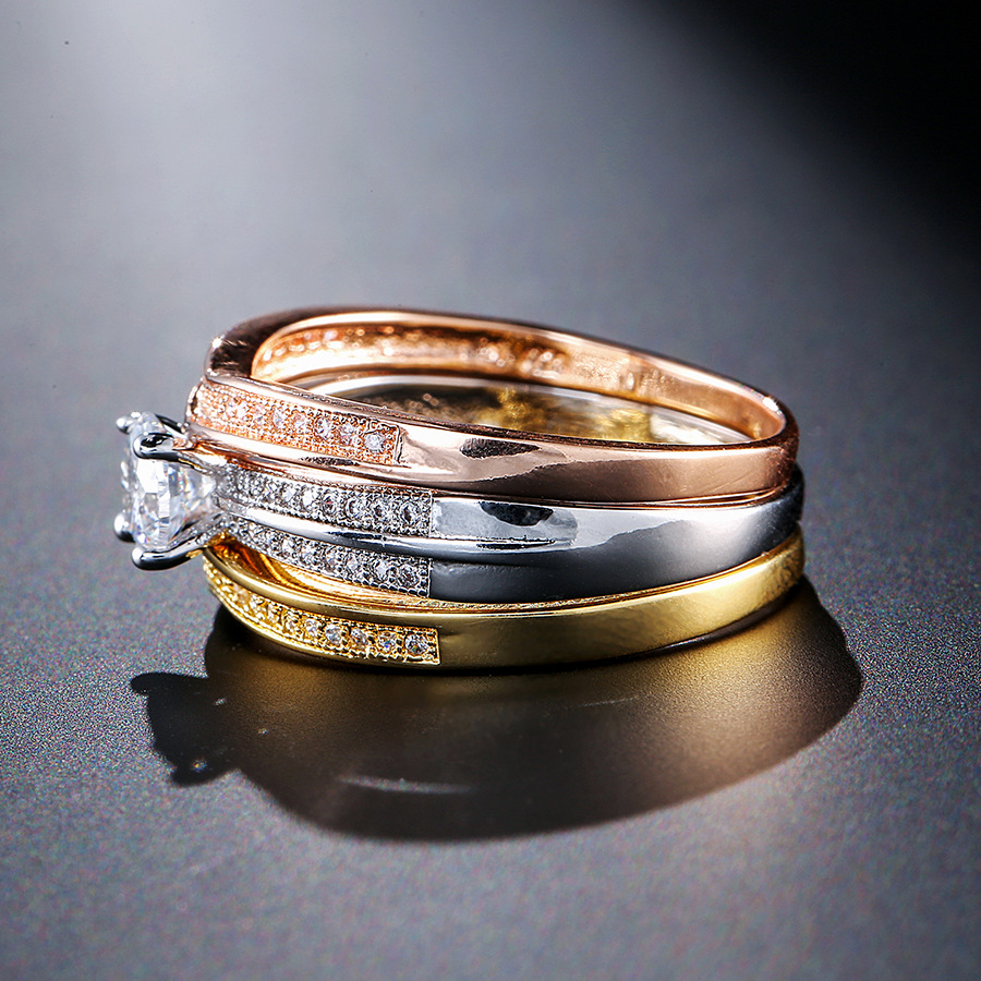 18K Multi Gold Ring 3pc Set fo – обзор и цена Bar Cart Gold