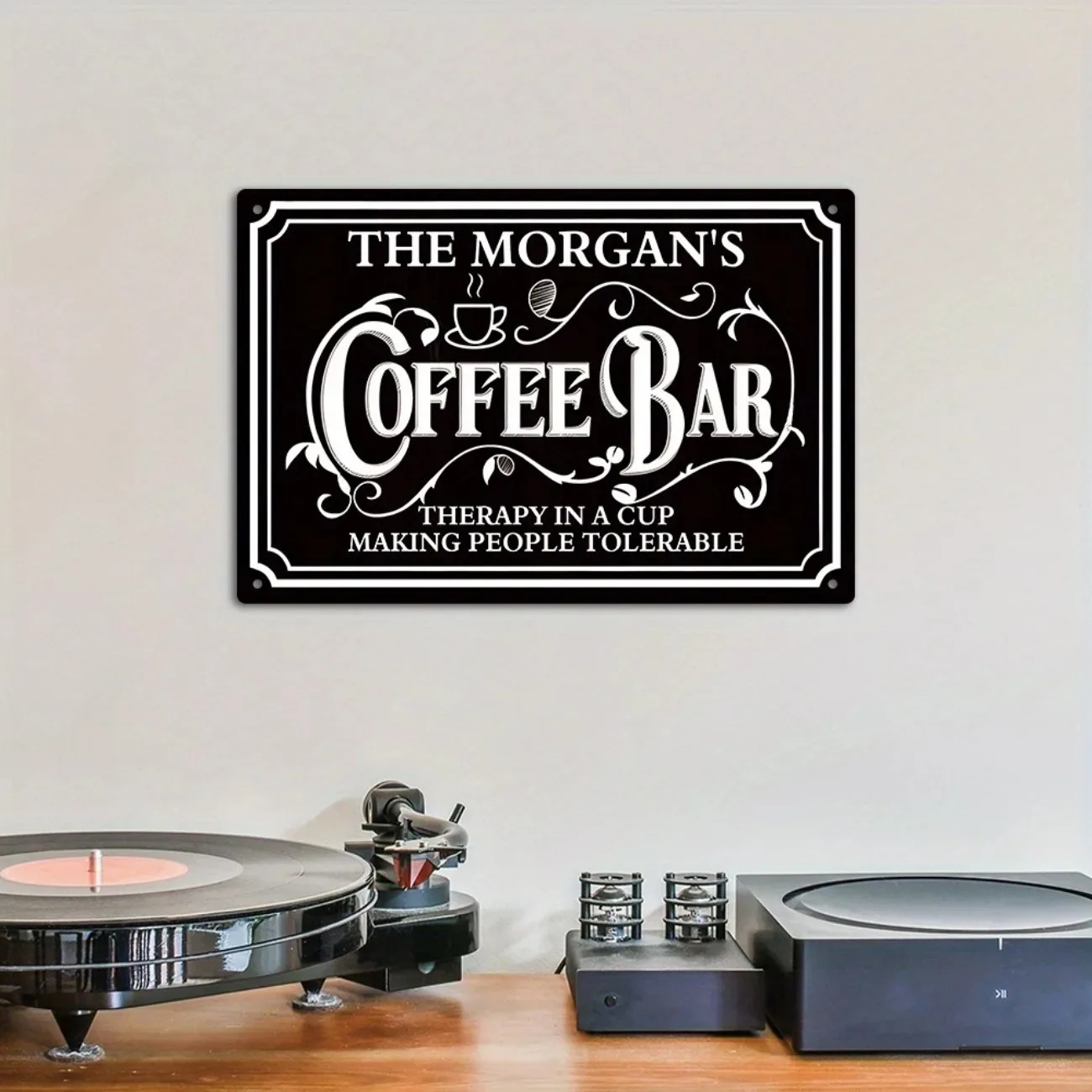 1PC Custom Text The Morgan's C – обзор и цена Home Bar And Coffee