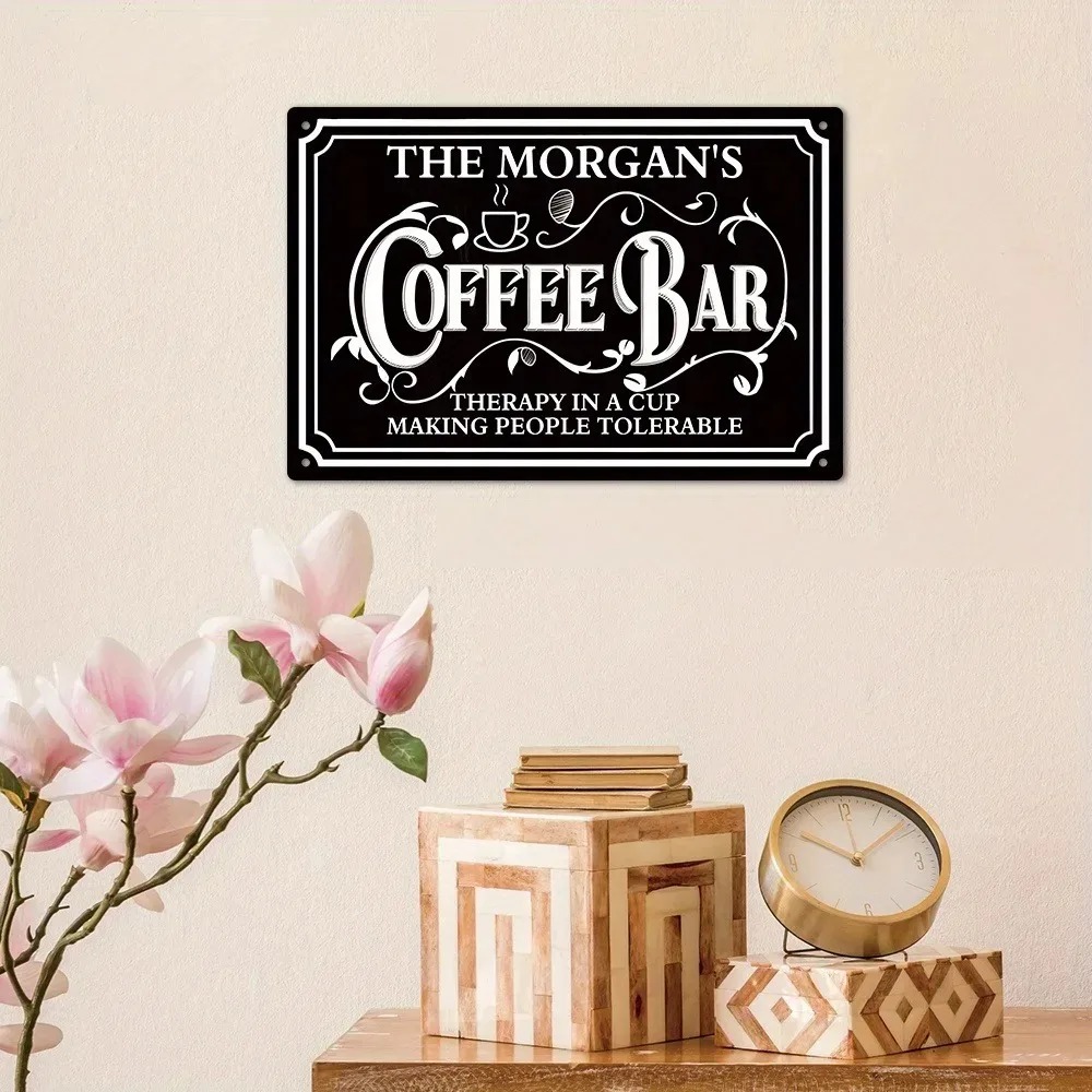 1PC Custom Text The Morgan's C – обзор и цена Home Bar And Coffee