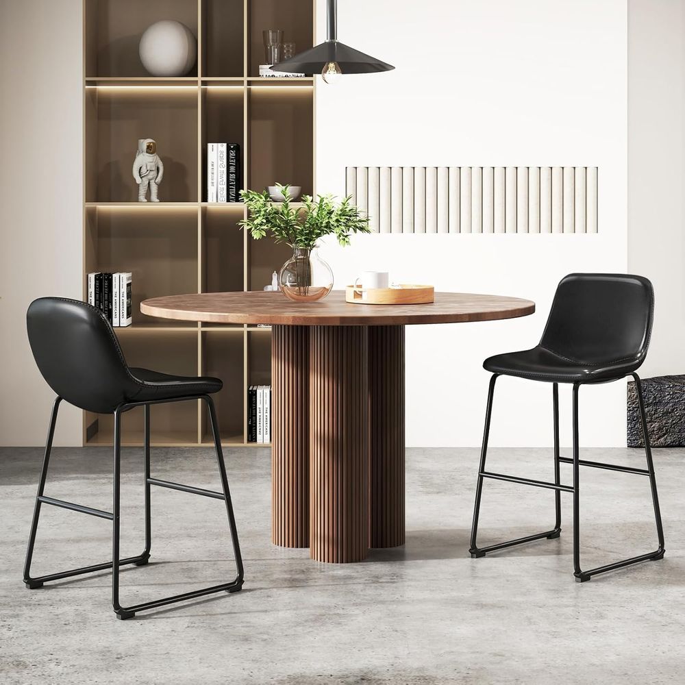 4-Piece Leather Dining Chairs  – обзор и цена Home Bar And Counter