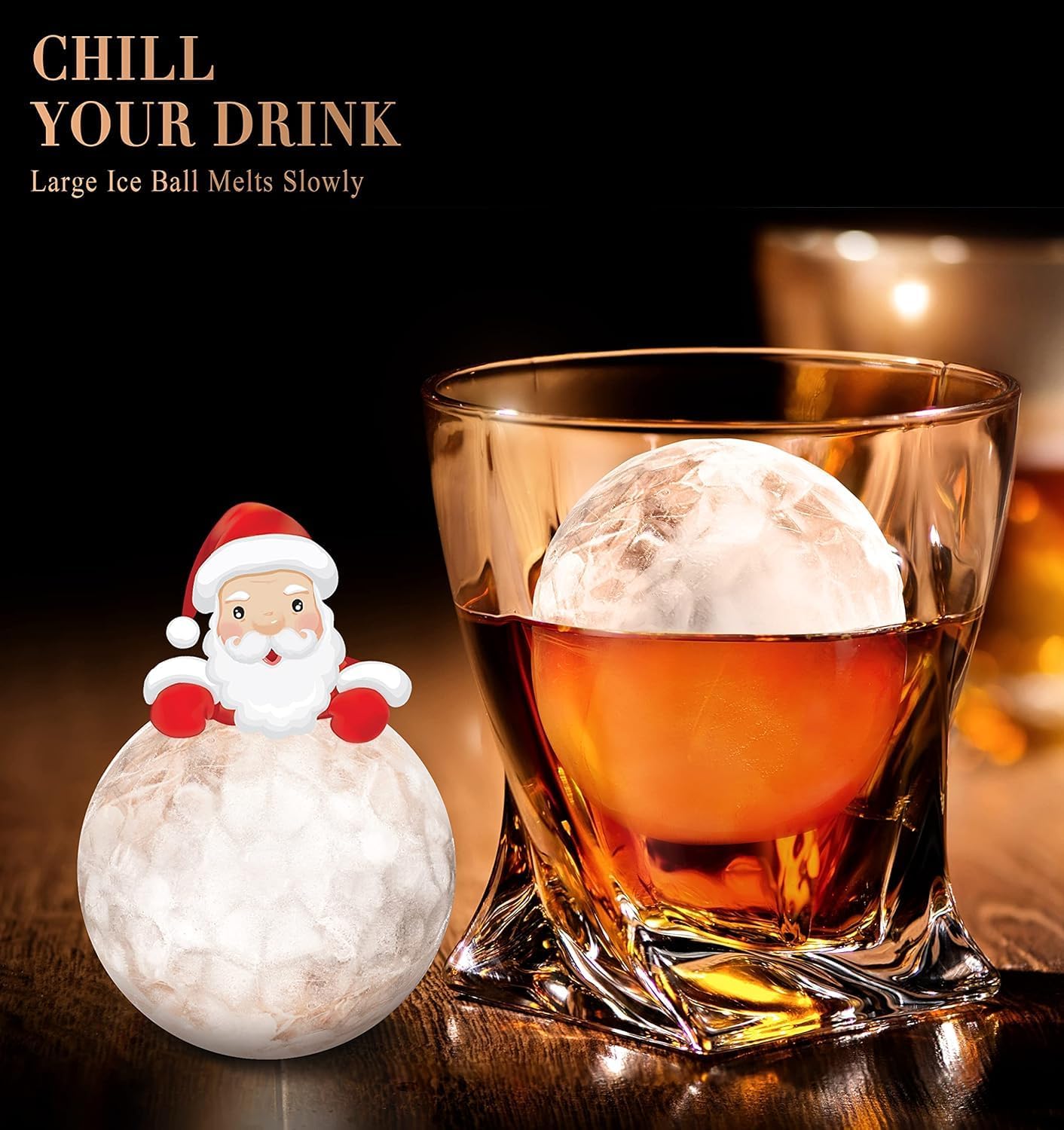 2.2 Inch Round Ice Cube Mold w – обзор и цена Ice Mold Sphere
