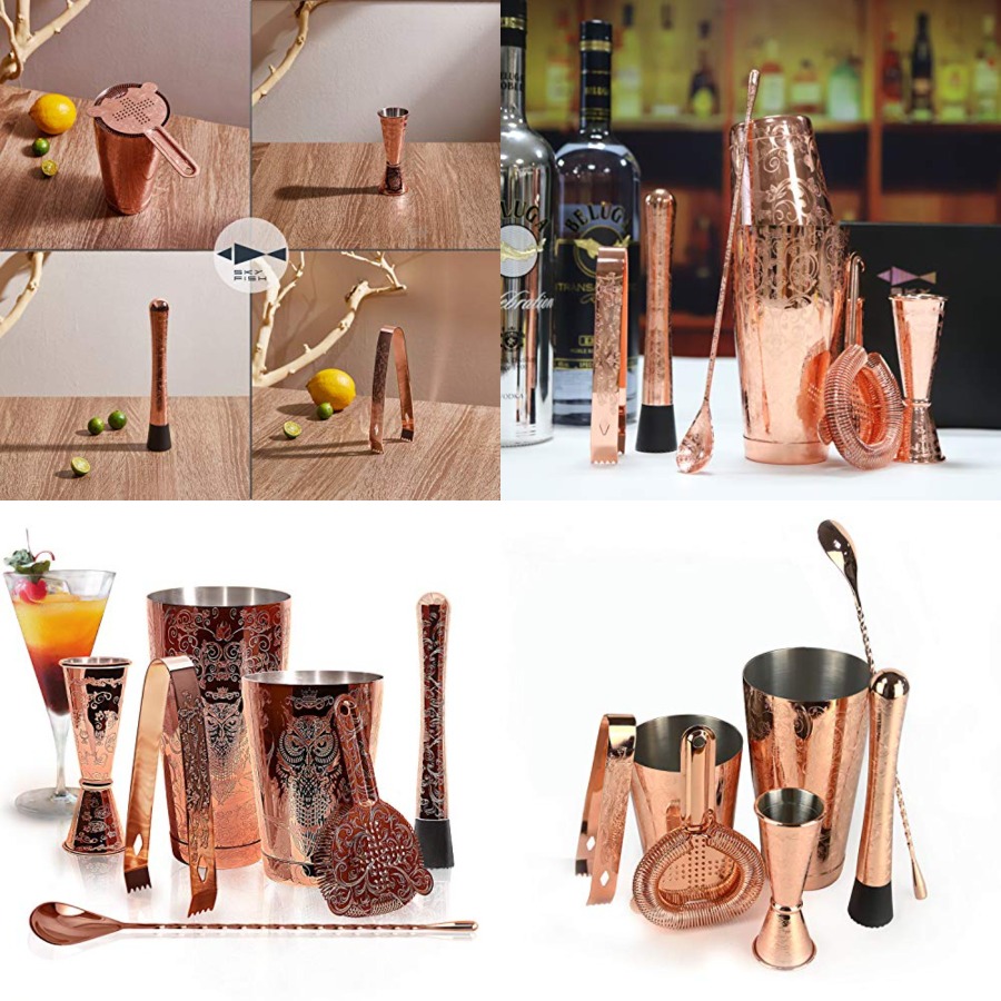 Sky Fish Bartender Kit Cocktai – обзор и цена Boston Shaker Set