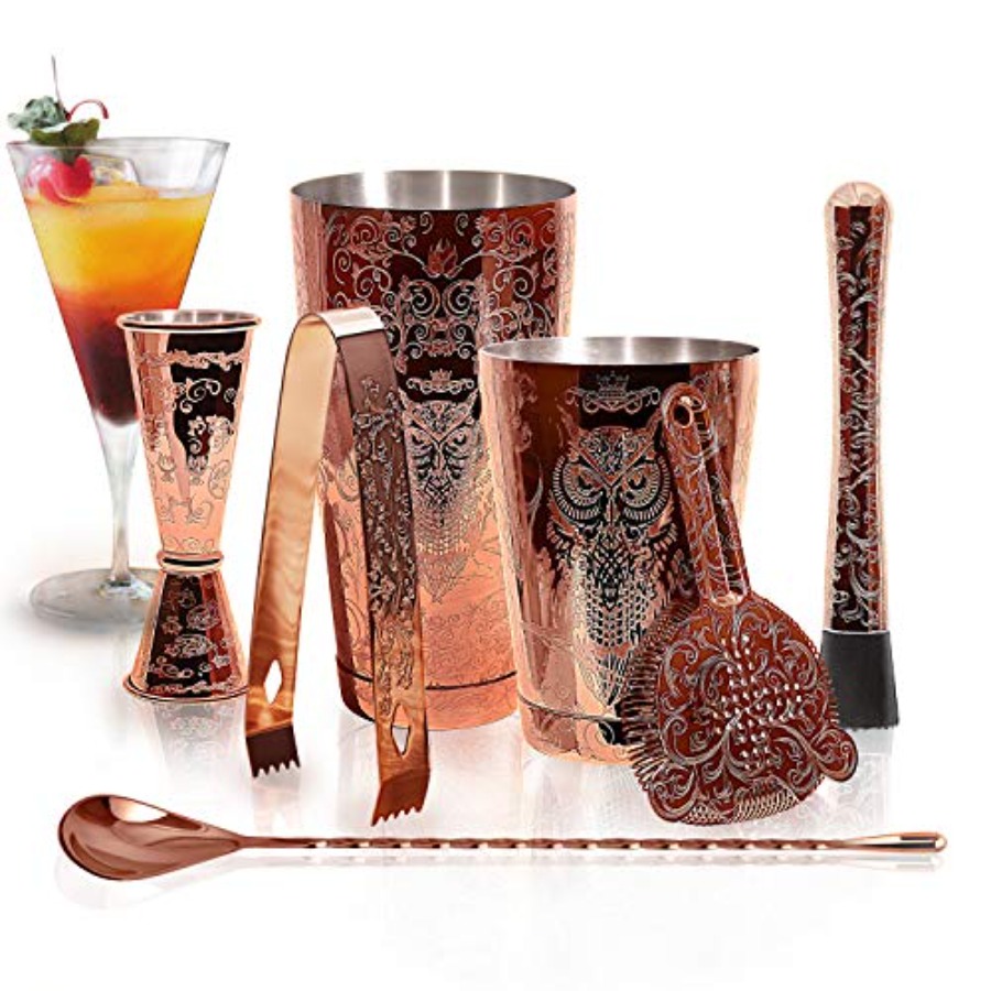 Sky Fish Bartender Kit Cocktai – обзор и цена Boston Shaker Set