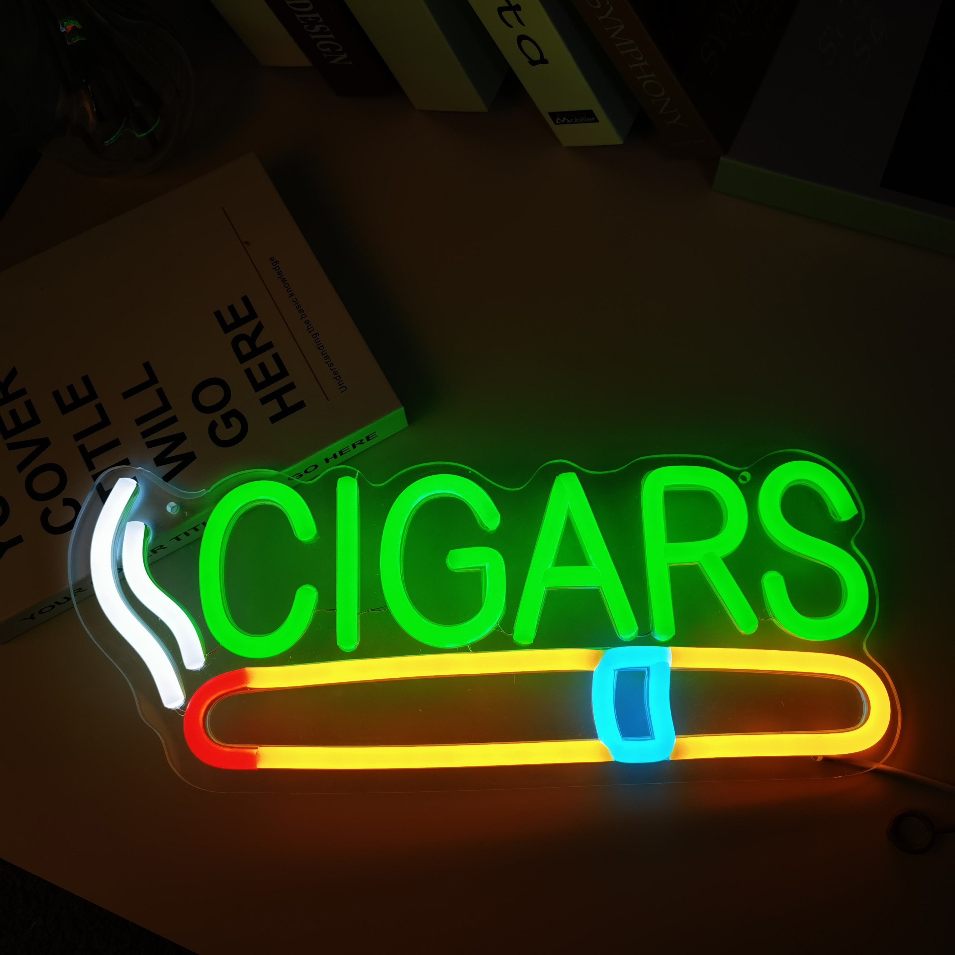 Cigar Shop Neon Sign, For Home – обзор и цена Home Bar Lounge