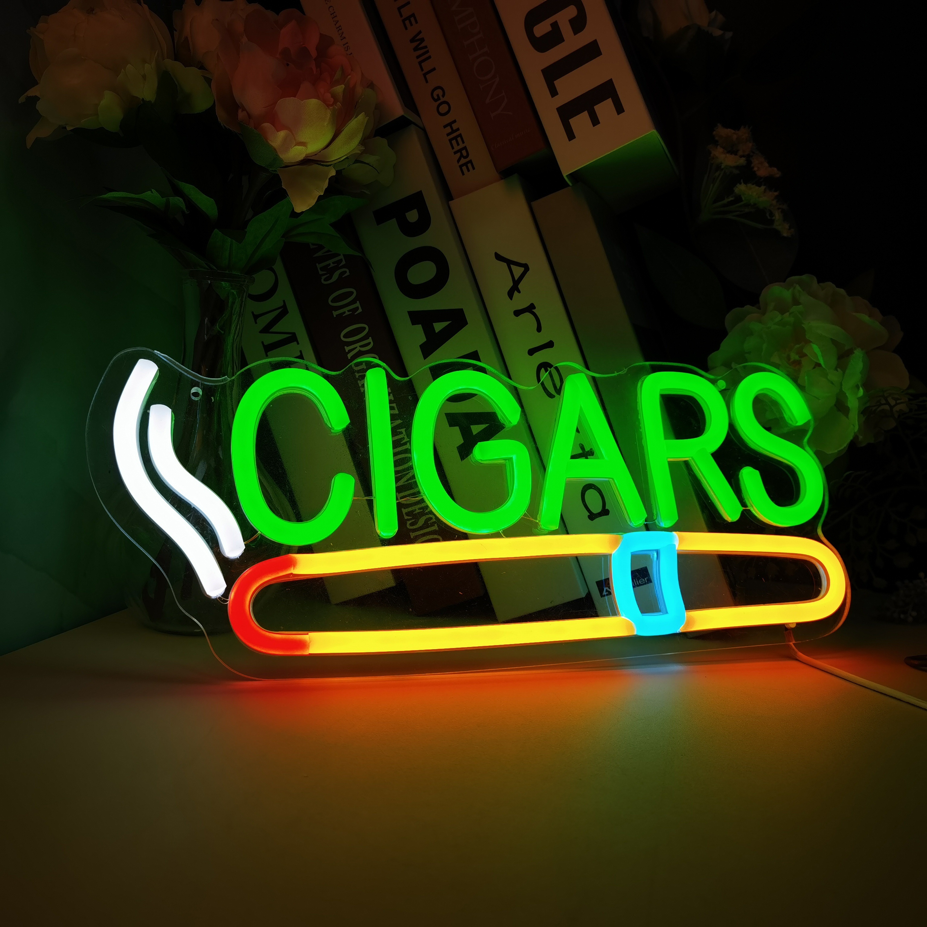 Cigar Shop Neon Sign, For Home – обзор и цена Home Bar Lounge
