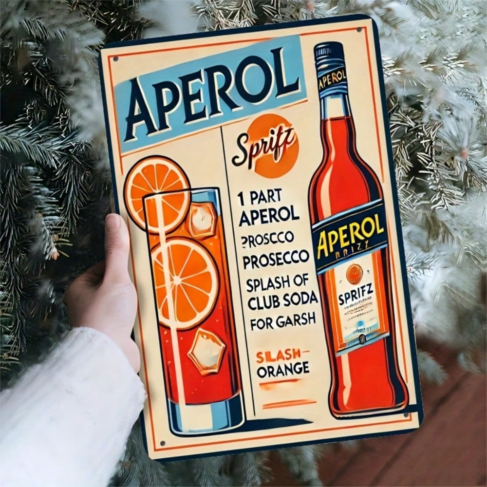 Vintage Aperol Spritz Metal Si – обзор и цена Home Bar Accessories