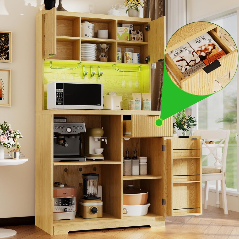 Coffee Bar Cabinet with Mini F – обзор и цена Home Bar And Fridge