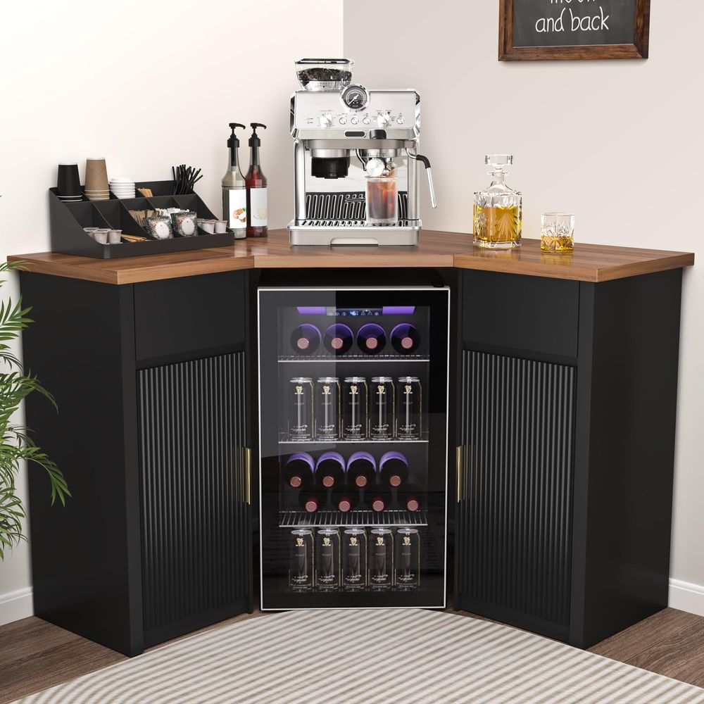 Corner Bar Cabinet with Fridge – обзор и цена Home Bar And Fridge