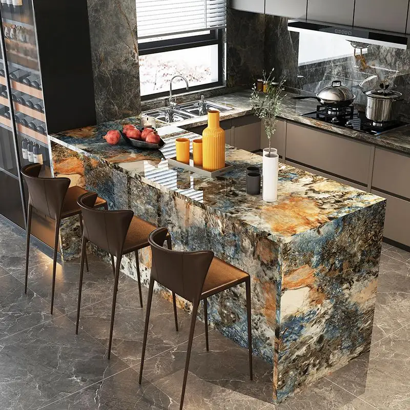 Any Size Custom Natural Marble – обзор и цена Home Bar And Counter