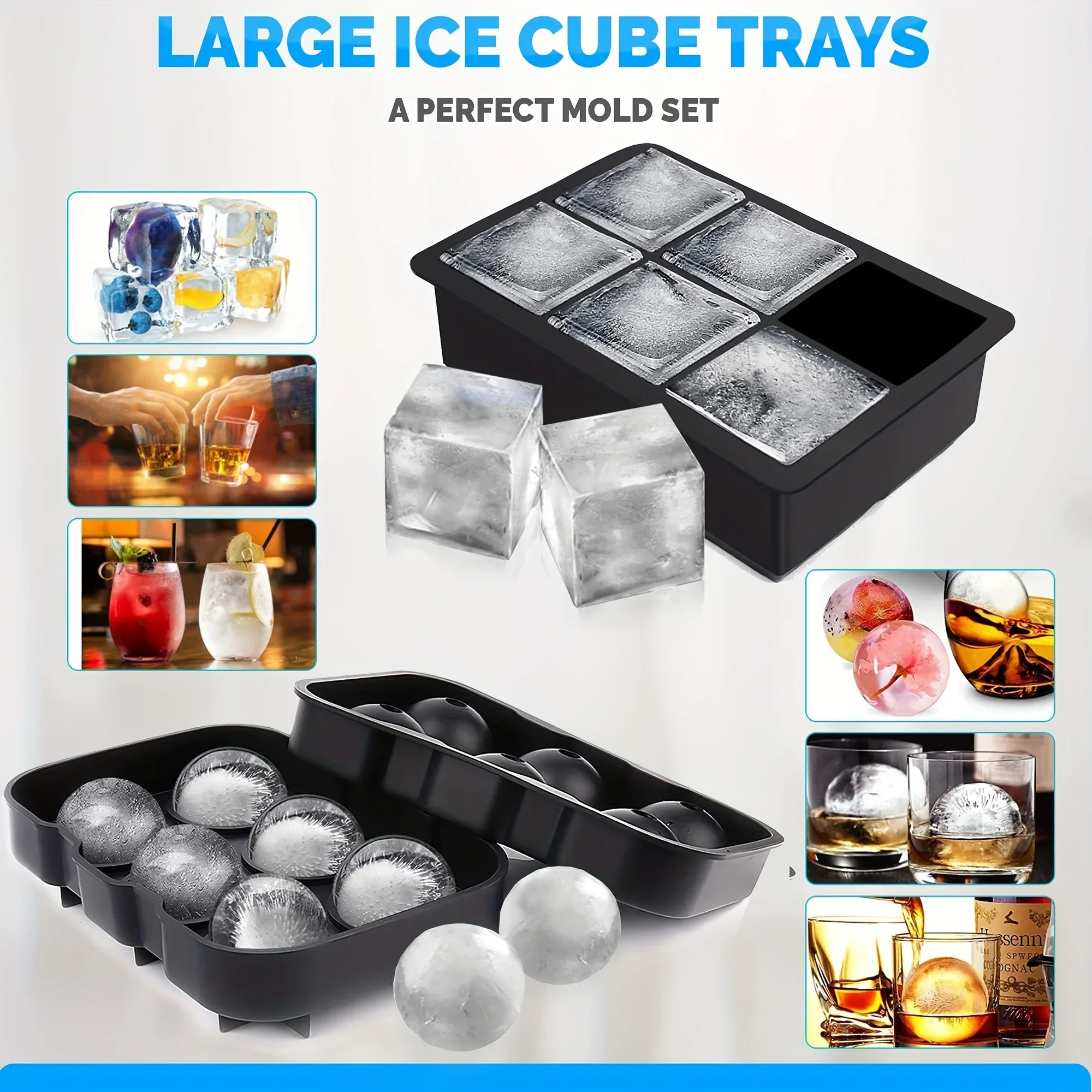 1pc 3D Rose Ice Cube Mold, Squ – обзор и цена Ice Mold Sphere