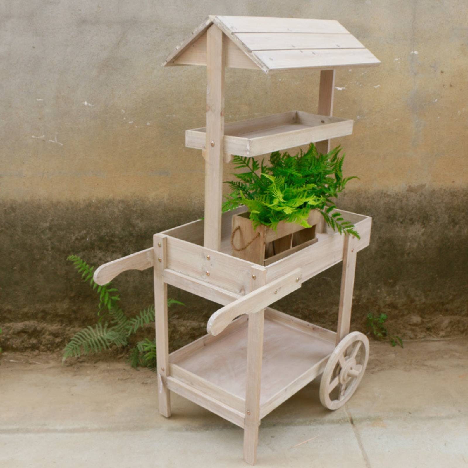 Rustic Display Trolley Wheeled – обзор и цена Home Bar Shelf