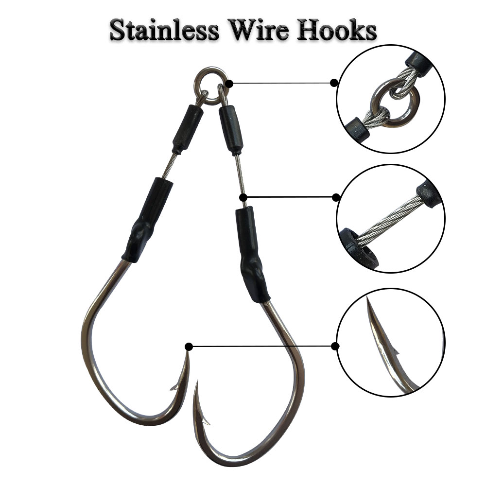 2pairs/bag Slow Fast Jigging H – обзор и цена Jigger Double Sided