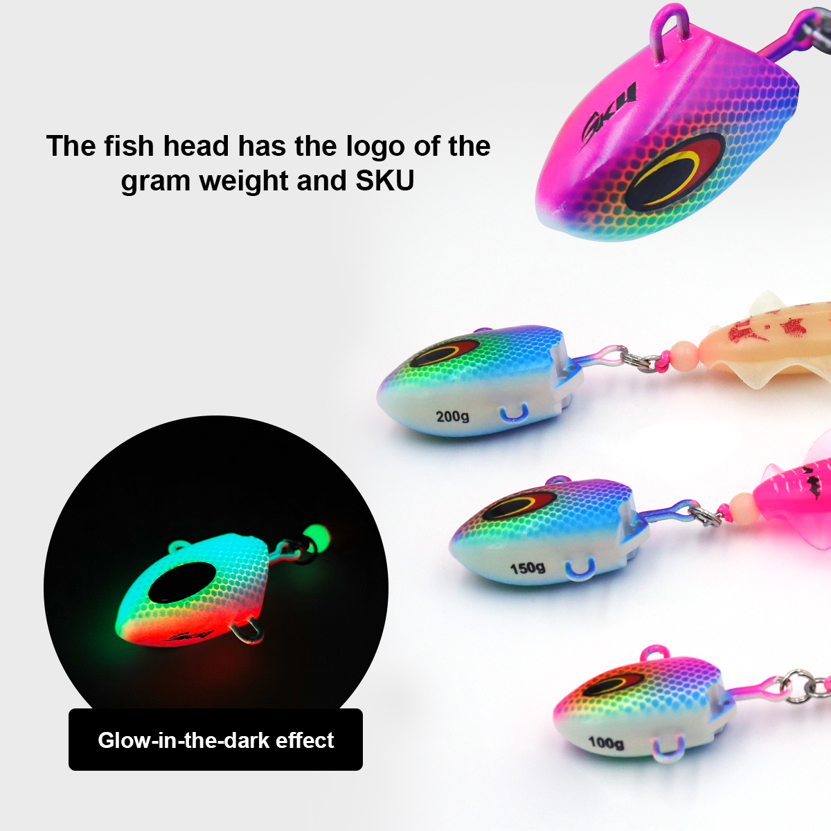 ZYZHE JIG Head Squid Bait With – обзор и цена Jigger Double Sided