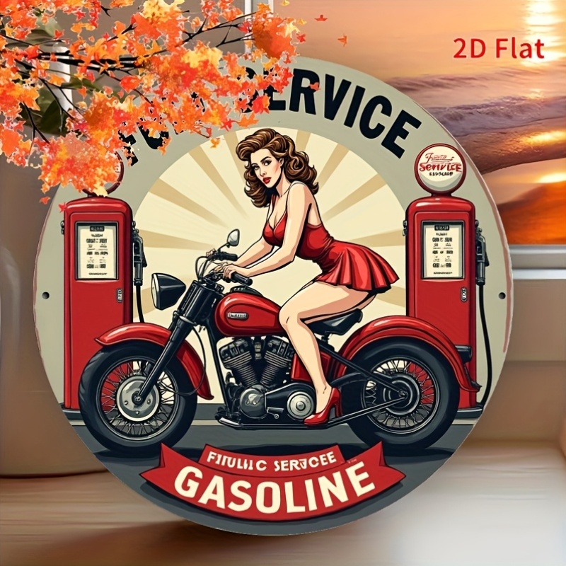 Round Metal Tin Sign Wall Deco – обзор и цена Home Bar Accessories