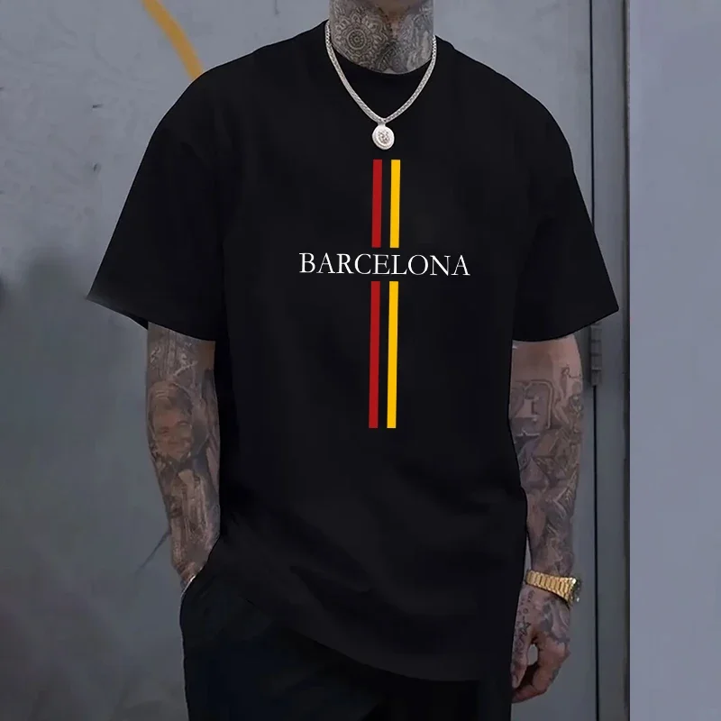 Barcelona Men's Cotton T-shirt – обзор и цена Home Barcelona
