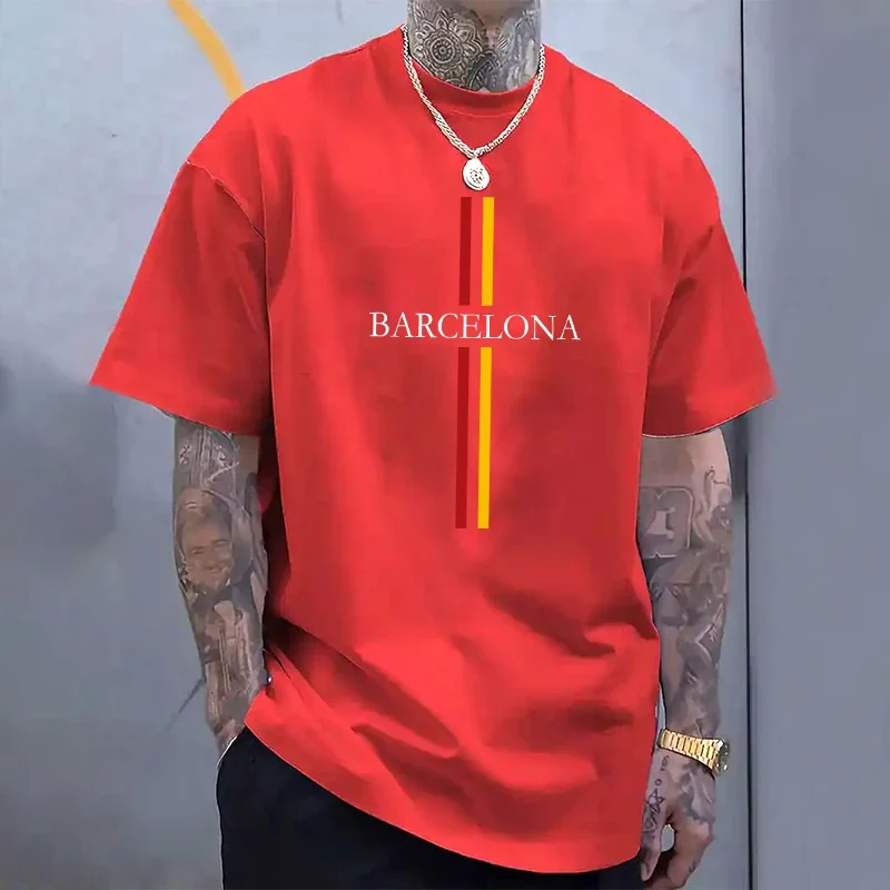 Barcelona Men's Cotton T-shirt – обзор и цена Home Barcelona
