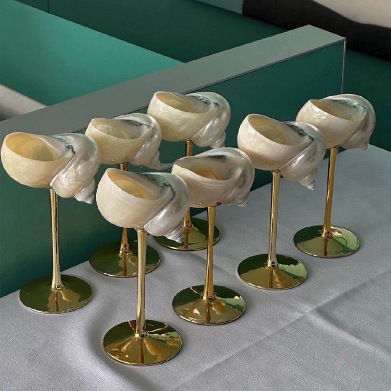 Natural Conch Wine Glass Bar a – обзор и цена Home Bar Shelf