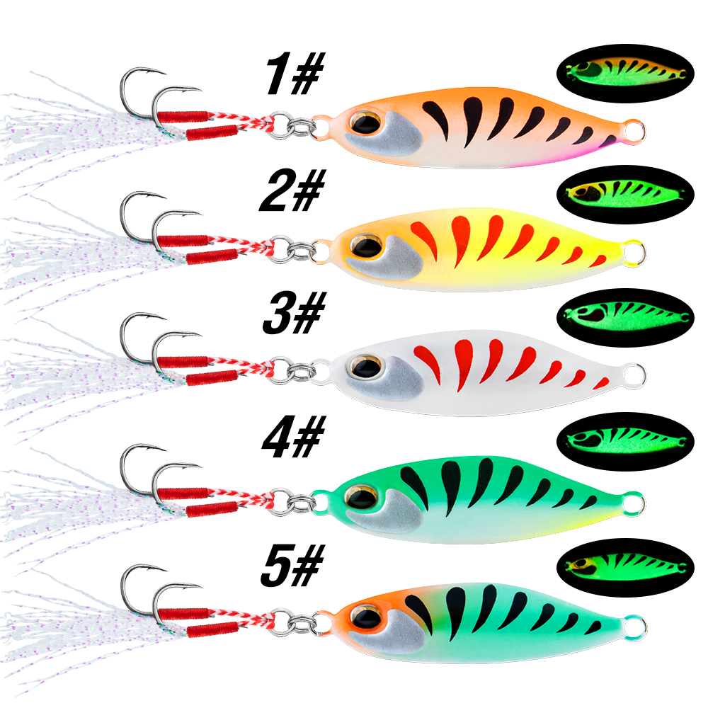 5Pcs Jig Bait 7G/10G/15G/20G S – обзор и цена Jigger Double Sided