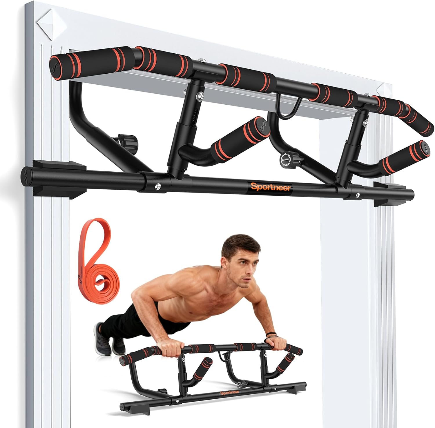 Door Pull Up Bar for Doorway w – обзор и цена Home Bar And Gym
