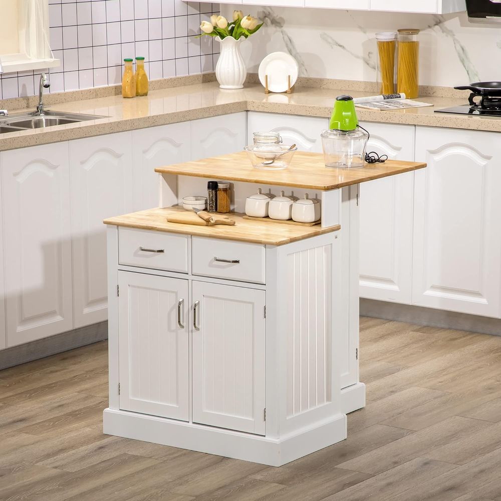 White Kitchen Island with Stor – обзор и цена Home Bar Shelves