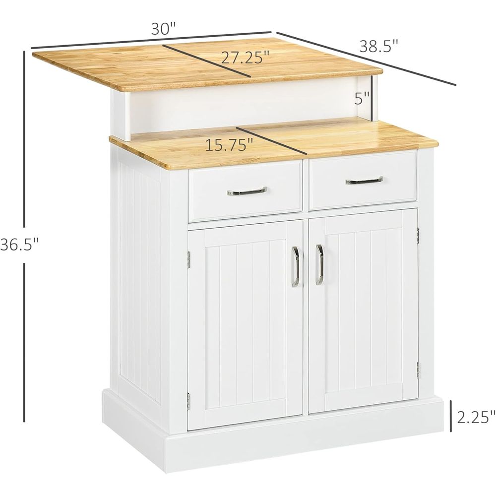 White Kitchen Island with Stor – обзор и цена Home Bar Shelves