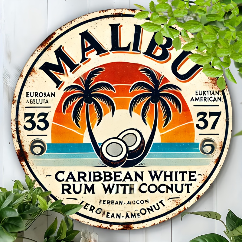 Vintage Malibu Rum Coconut Alu – обзор и цена Home Bar Accessories