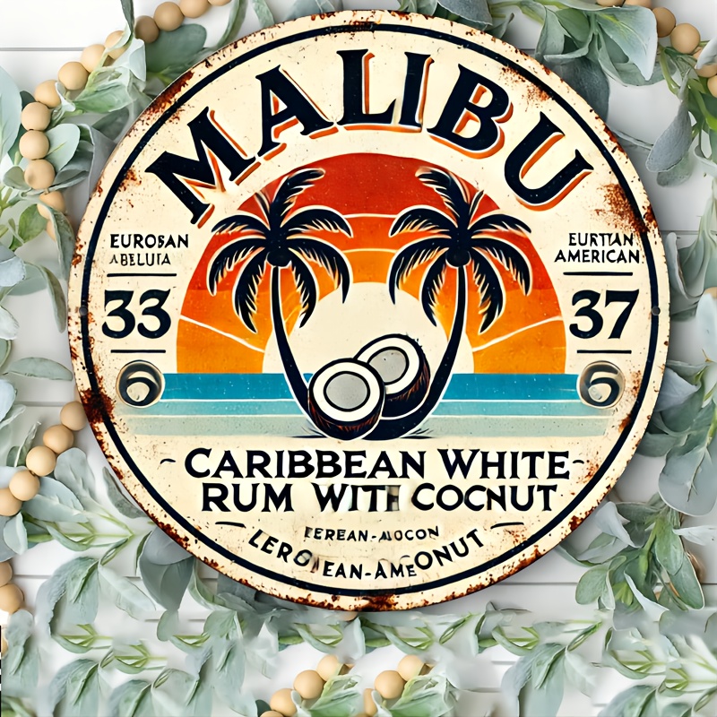 Vintage Malibu Rum Coconut Alu – обзор и цена Home Bar Accessories