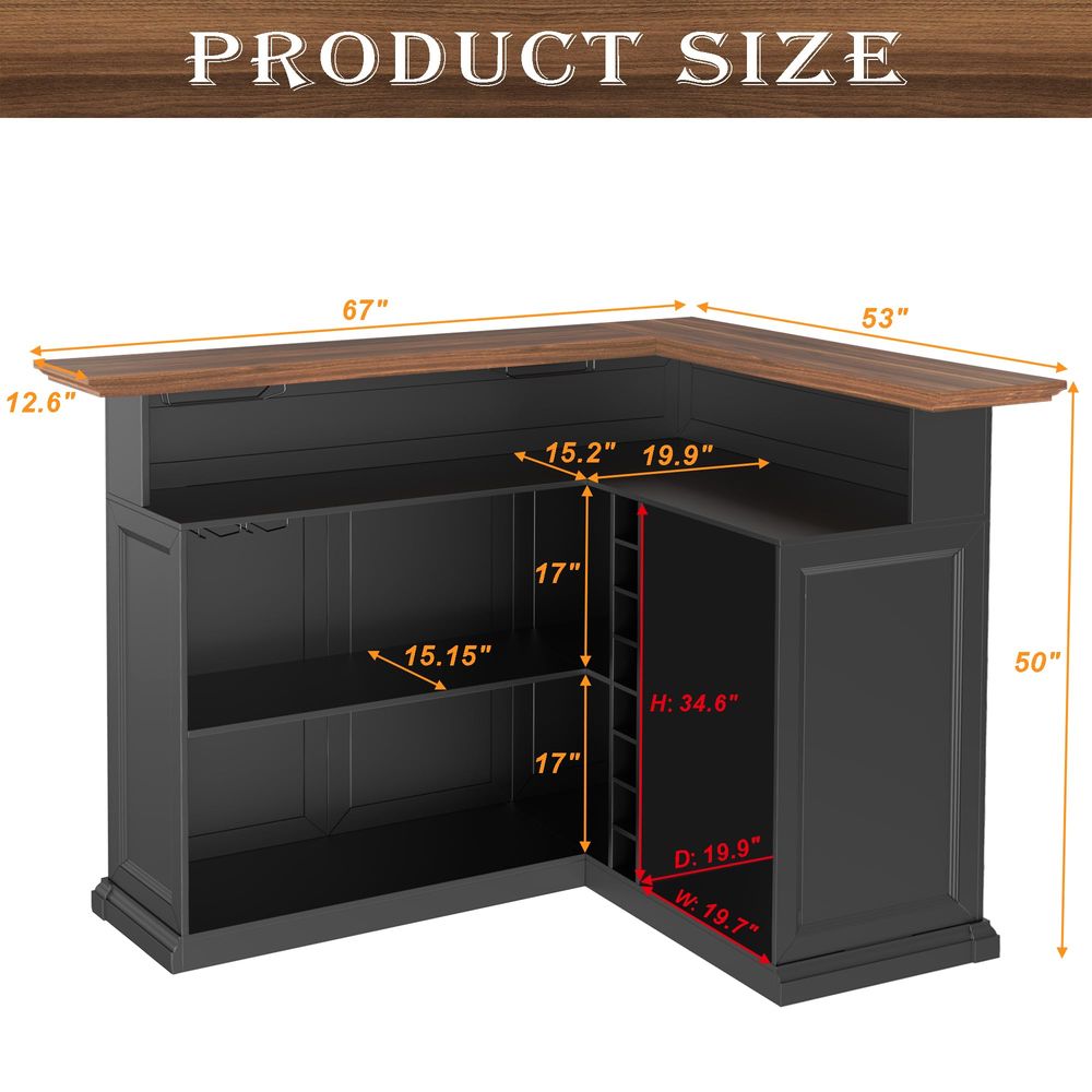 L Shaped Home Bar Cabinet with – обзор и цена Home Bar And Fridge