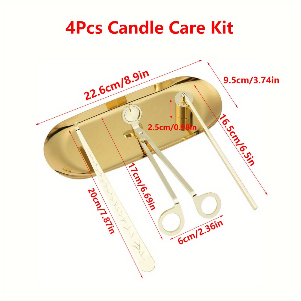 4pcs/set Luxury Candle Care Ki – обзор и цена Home Barber