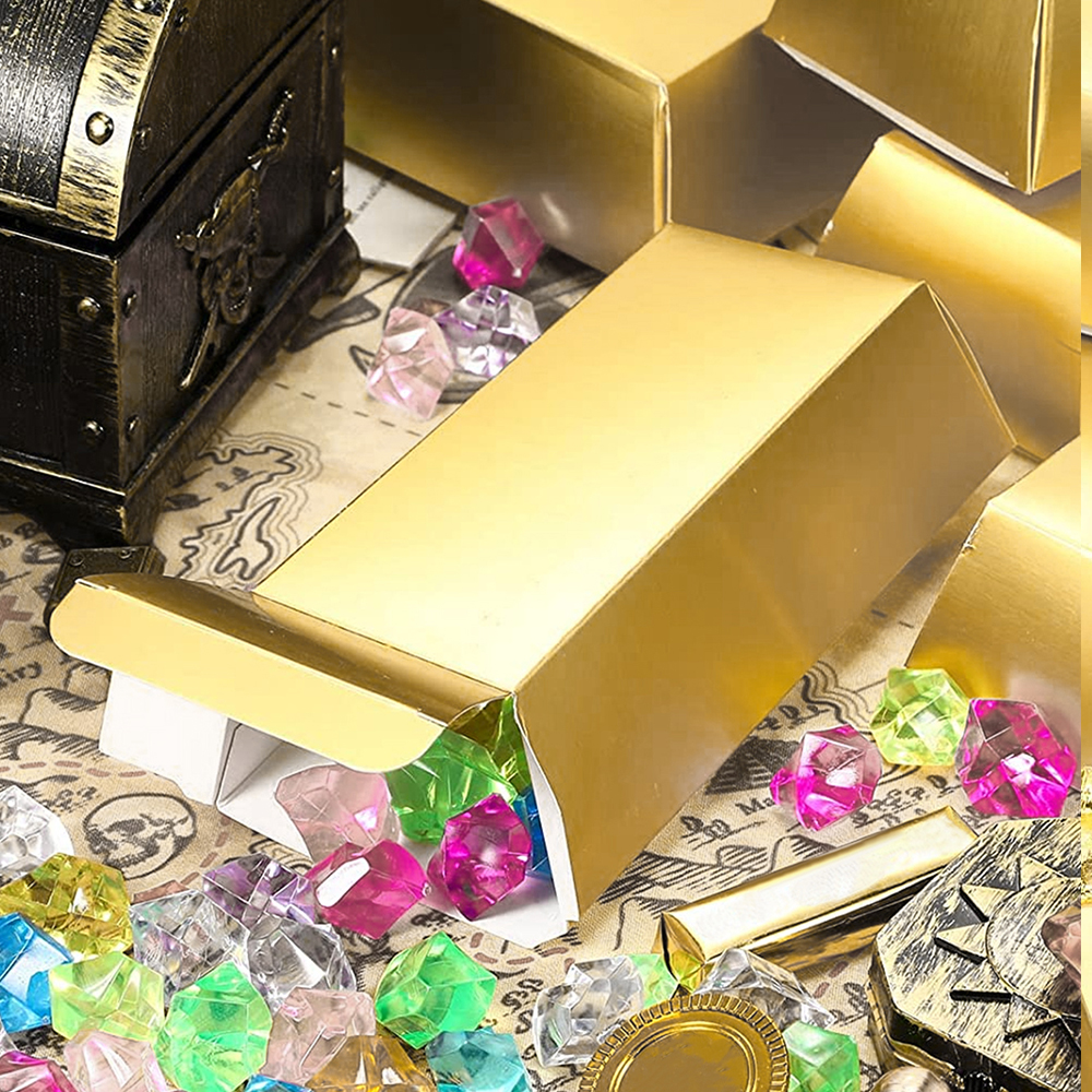 6Pcs Gold Bars Fake Bar Gift B – обзор и цена Bar Cart Gold
