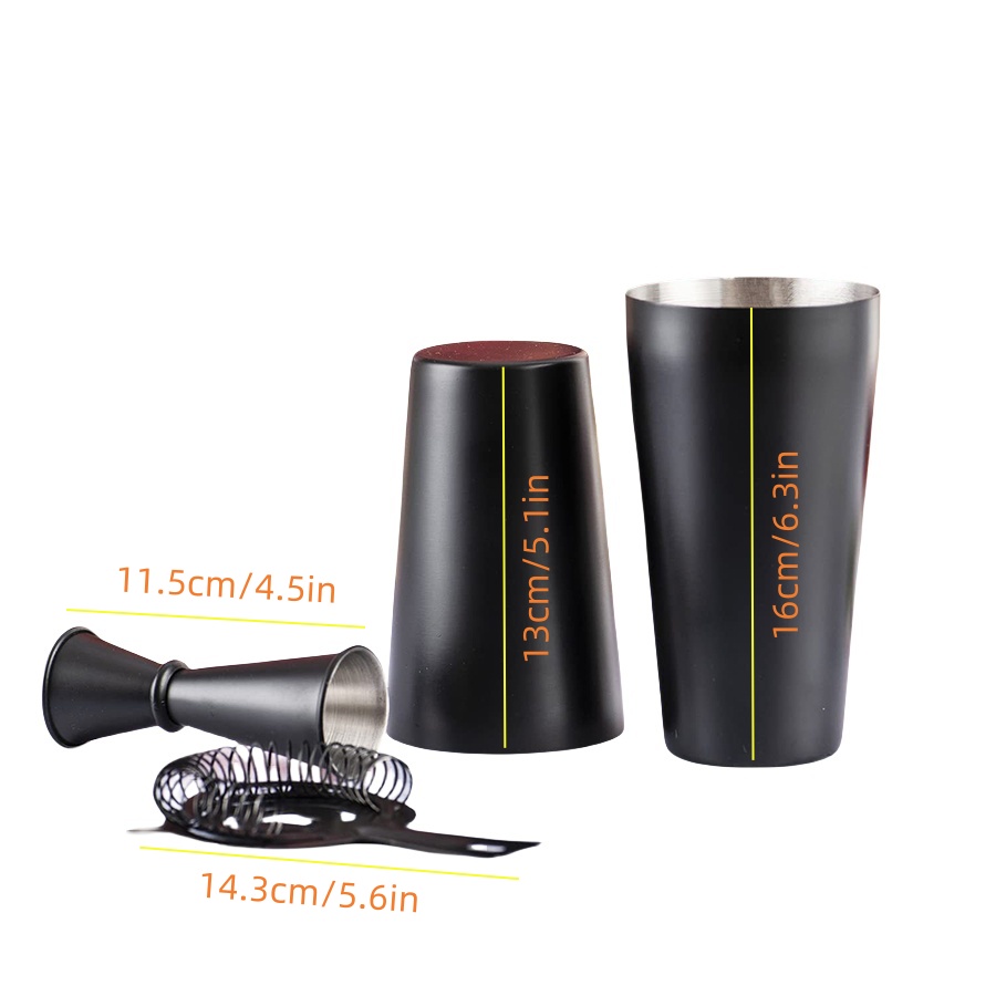Boston Cocktail Shaker Set 4-P – обзор и цена Boston Shaker Set