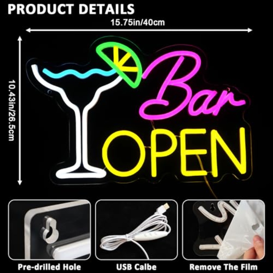 Sign for Business, Neon Open S – обзор и цена Home Bar And Coffee
