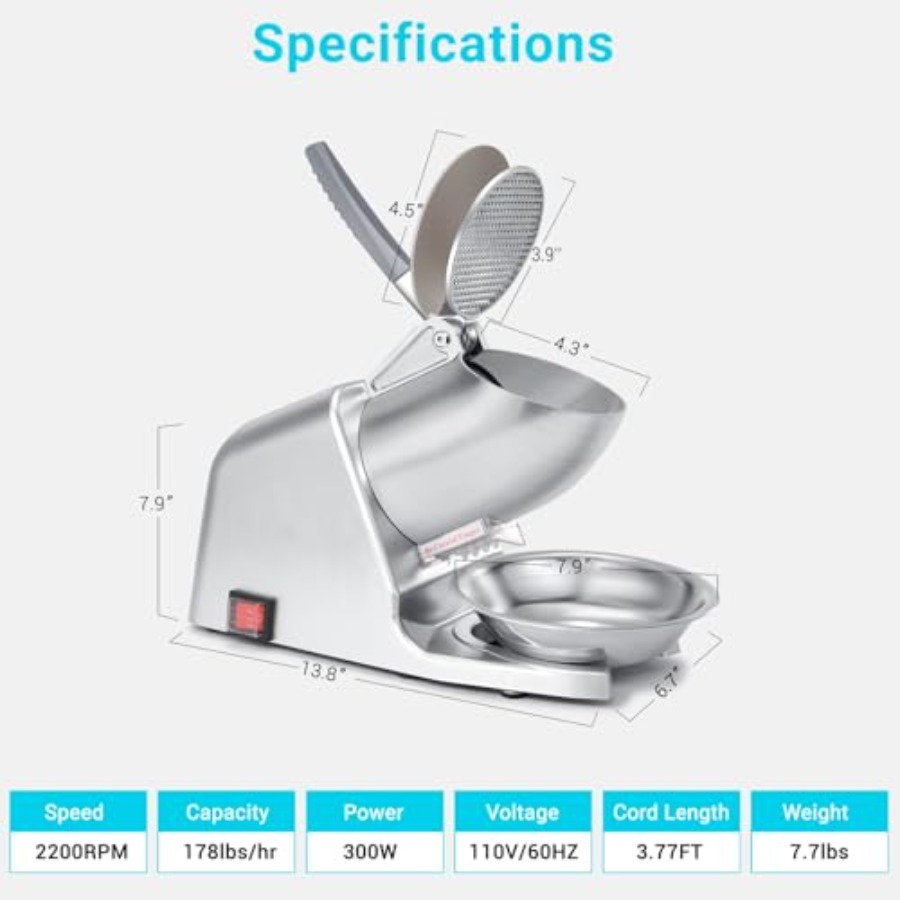 300W 178 lbs/hr ETL-Listed Dua – обзор и цена Ice Pick Pick