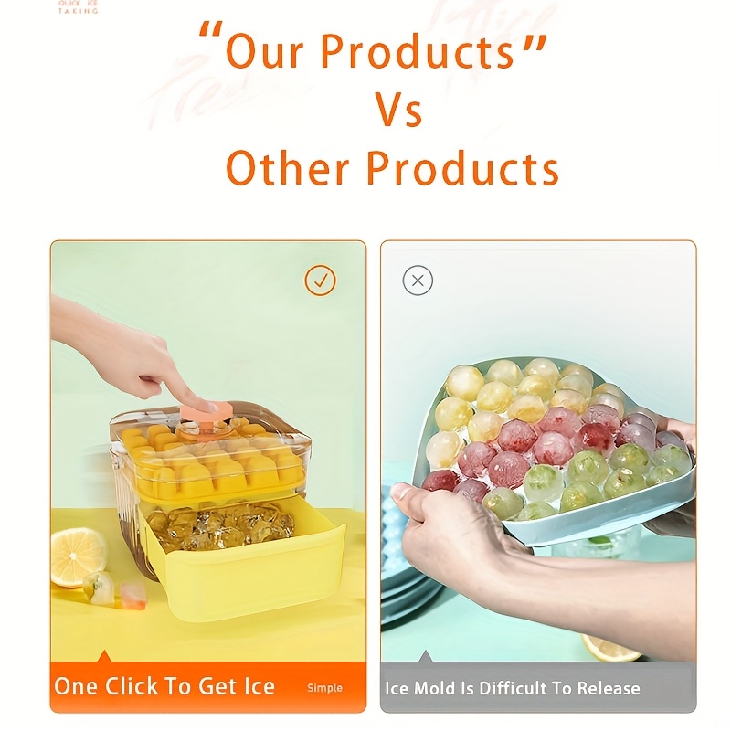 48 Cells Ice Cube Tray Easy Co – обзор и цена Home Bar And Fridge