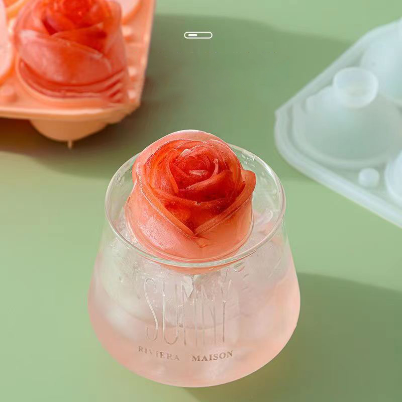 3D Rose Ice Molds 4 Holes Ice  – обзор и цена Ice Mold Sphere