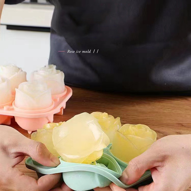 3D Rose Ice Molds 4 Holes Ice  – обзор и цена Ice Mold Sphere