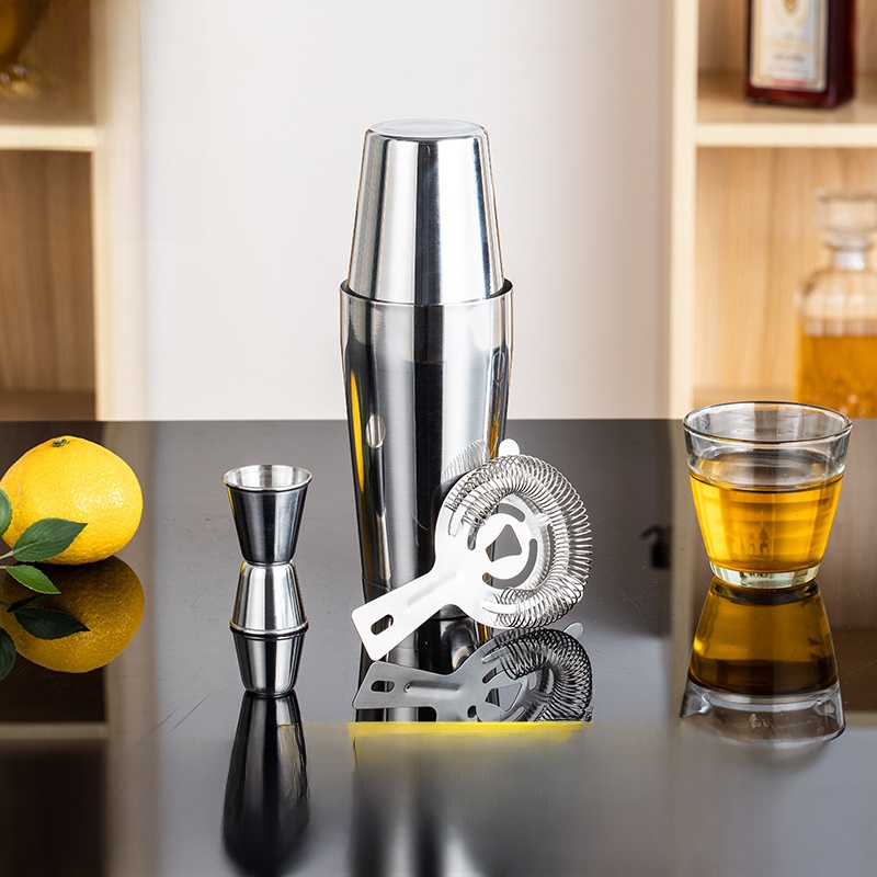 Stainless Steel Bar Tool Set C – обзор и цена Boston Shaker Set