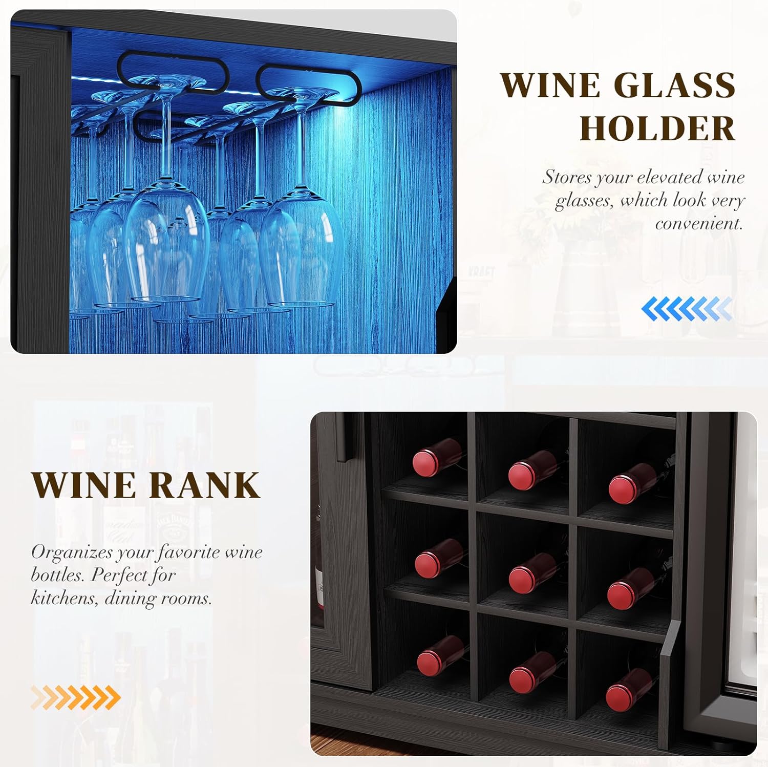 Coffee Bar Cabinet with Fridge – обзор и цена Home Bar And Fridge