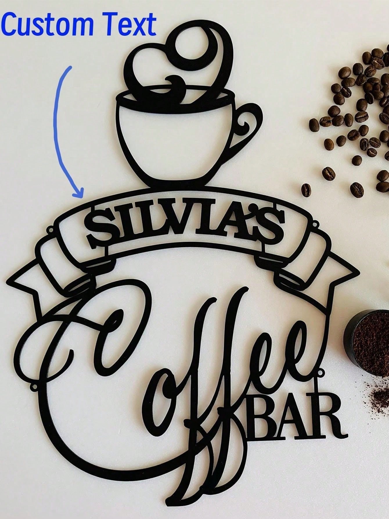 Metal Bar Sign Custom Name Cof – обзор и цена Home Bar And Coffee